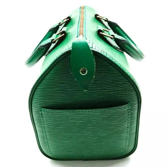 Louis Vuitton LV Hand Bag  Speedy 25 Greens Epi - Picture 10 of 11